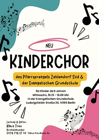 Plakat Kinderchor